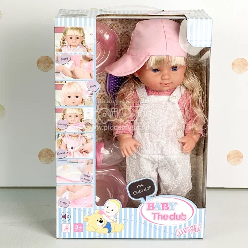 عروسک دخترانه جیشی با سرهمی سفید کد P/317009EQ/D