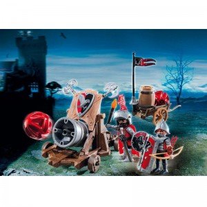 پلی موبیل مدل playmobil Hawk Knights' Battle Cannon 6038