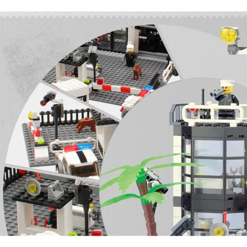لگو ایستگاه پلیس 631 تکه