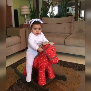 راکر اسب دودل و کرامب رنگ قرمز little bird کد 3030