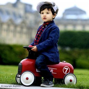 ماشین پائی فلزی Racer red  baghera 801