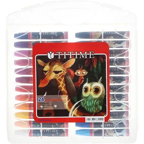 پاستل روغنی 24  رنگ تی تیم Titime کد 61552