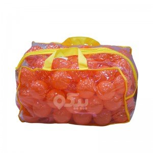 توپ رنگی کوچک 100 تایی کیفی رنگ نارنجی کد 0051