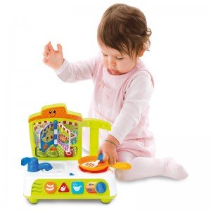 آشپزخانه کودک موزیکال سبز winfun 00755