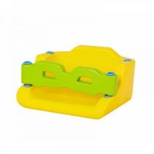 کفی تاب کودک حفاظ دار با پشتی زرد كد P/30090/ZA