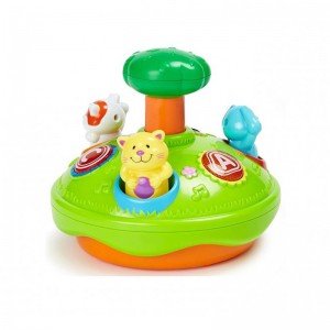 گردونه موزیکال کودک طرح حیوانات  مدل winfun 00726