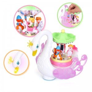 طراحی زیبا قو موزیکال huile toys 536