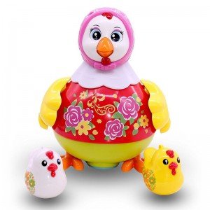 مرغ قرمز موزیکال hulie toys 6102