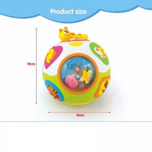 ابعاد و اندازه توپ موزیکال holly toys 938