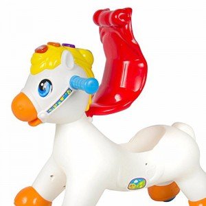 باز و بسته شدن زین راکر اسب hulie toys 987