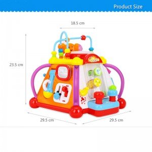 ابعاد و اندازه هرم موزیکال hulie toys