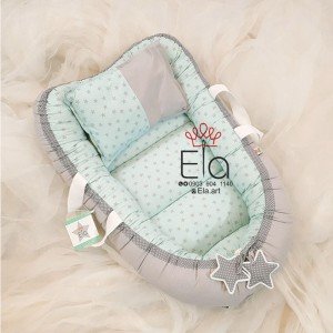 ست 2 تکه elaart سبز طرح ستاره توسی 8059