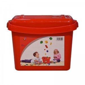 جعبه درب دار لگو و اسباب بازی قرمز کد 85929