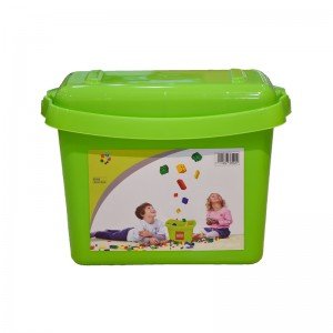 جعبه درب دار لگو و اسباب بازی سبز کد 85929