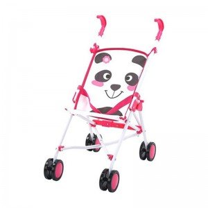 کالسکه عروسک صورتی طرح پاندا 81025 hauck