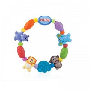 دندان گیر نوزاد حلقه ای طرح حیوانات nuby id650