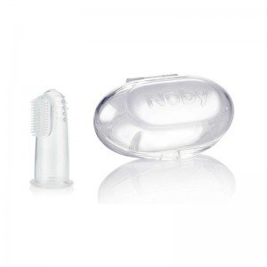 مسواک انگشتی درپوش دار nuby id730