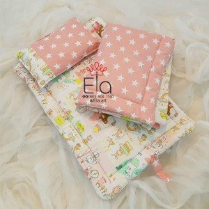 ست دم دستی 3 تکه گلبهی طرح حیوانات elaart 8056