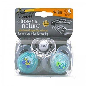 پستانک ارتودنسی 2 عددی طرح ماشین tommee tippee 43320464