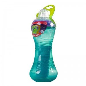 قمقمه سبز ضد چکه با درب 450 میلی tommee tippee 44610610