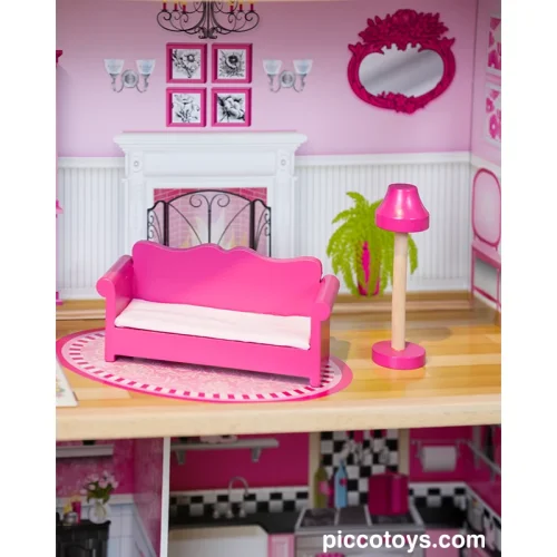 خانه عروسکی چوبی kidkraft مدل Bonita Rosa کد 65832