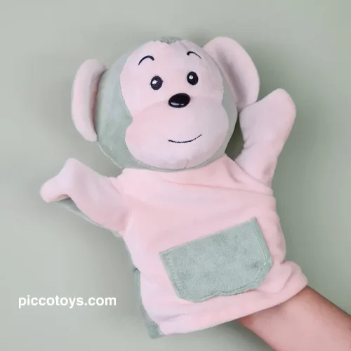 پاپت و عروسک نمایشی میمون سبز مدل P/MJ131/C