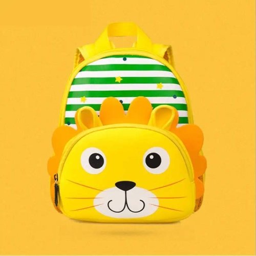 کوله پشتی مهدکودکی مدل شیر سبز زرد کد 4714480