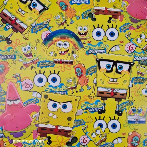 کاغذ کادو یک رو طرح  باب اسفنجی کد P/401/A