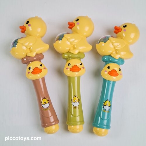 اسباب بازی  چوب موزیکال پروژکتوری مدل اردک کد HY303