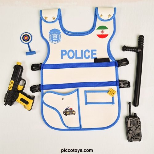 جلیقه پلیس راهور با تفنگ زرد کد 4739954