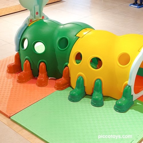 تونل هزارپا ایرانی بدنه سبز زرد با سر و دم آبی کد P/5501/L