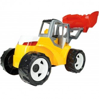 لودر بزرگ زرد قرمز LENA 02063 - Strong giant shovel loader red and yellow