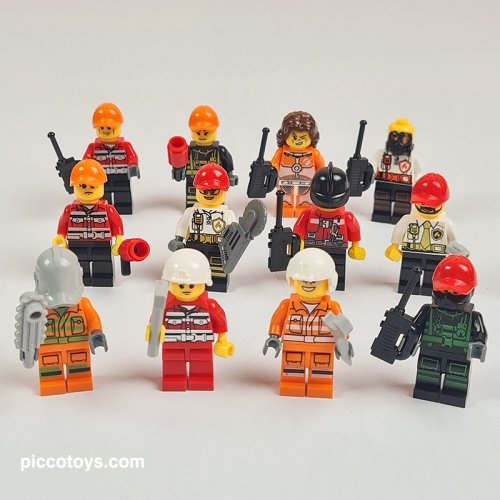 مینی فیگور لگو 12 عددی طرح آتش نشانی کد 22626