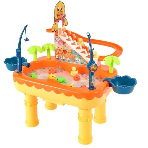 اسباب بازی میز ماهیگیری و سرسره اردک کد 7721B