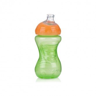 قمقمه  سبز سوپاپ دار 300ml مدل  nuby 9926