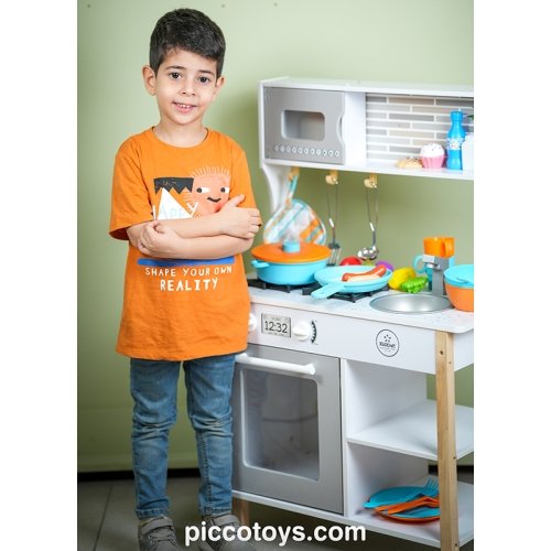 آشپزخانه کودک چوبی Kidkraft مدل All Time Play Kitchen کد 53370