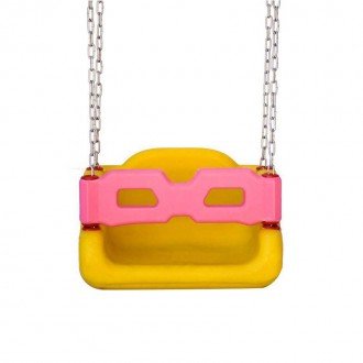 کفی تاب حفاظ دار زرد با زنجیر