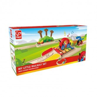 بسته بندی ست ریل قطار و بلز کوچک من 3814 MY LITTLE RAILWAY SET hape