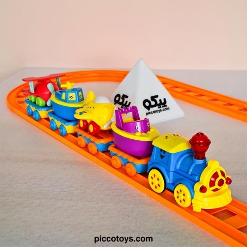 قطار اسباب بازی 5 واگن با ریل کد 1105