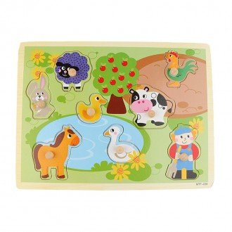 جورچین چوبی حیوانات مزرعه  MTF 039 مدل 416