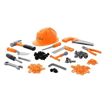 ست ابزار 74 تکه با کلاه نارنجی مدل 53718