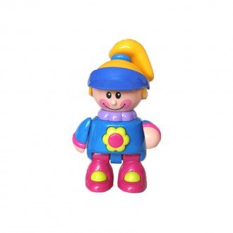 آدمک نشکن دختر ورزشکار کلاه آبی  tolo مدل 89606