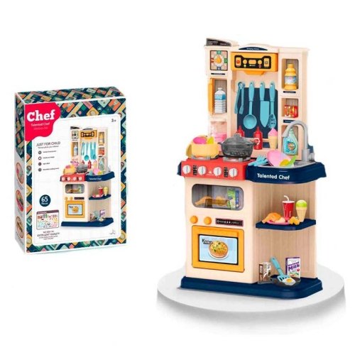 آشپزخانه کودک موزیکال با تجهیزات کامل مدل  922118