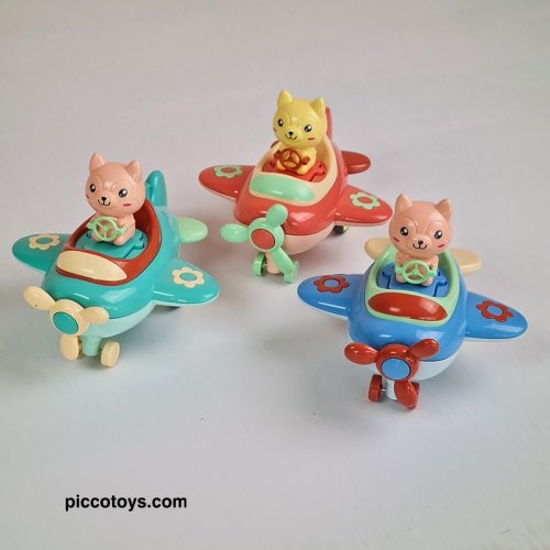 اسباب بازی هواپیما فشاری طرح سگ کد HC223S