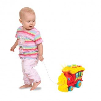 قطار موزیکال قرمز مدل winfun 00677