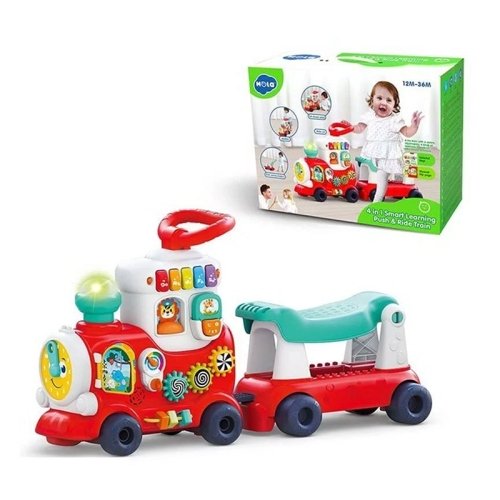 واکر چندکاره موزیکال طرح قطار هولی تویز Huile Toys کد E8990