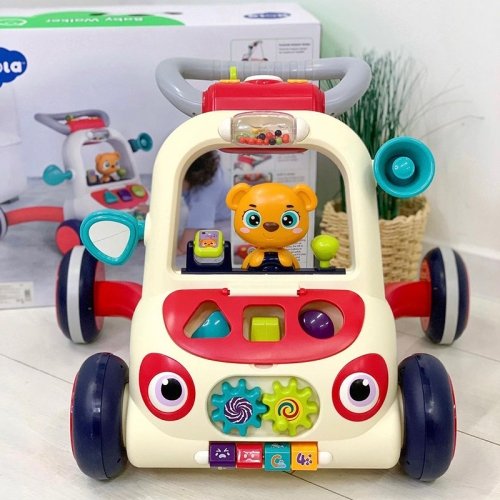 واکر موزیکال کودک مدل خرس هولی تویز Huile Toys