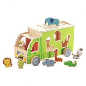 جورچین کامیون حیوانات Classic World مدل 4155