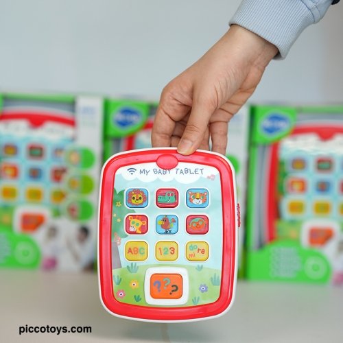 تبلت اسباب بازی موزیکال Huile Toys رنگ قرمز کد  3121