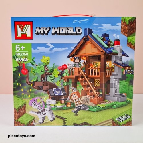 اسباب بازی لگو ماینکرافت 465 تکه کد MG350
